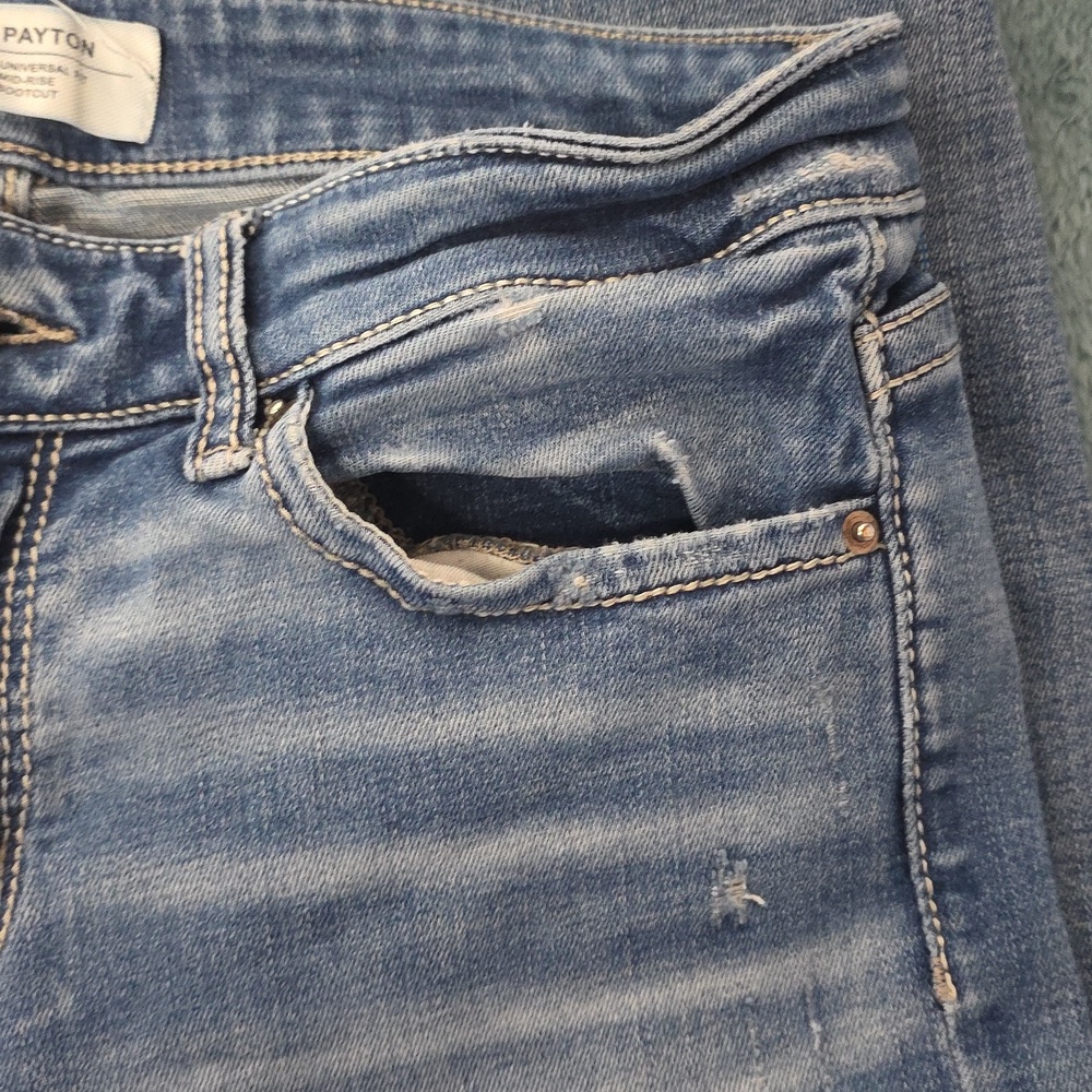BKE Payton Mid Rise Boot Cut 26 X 33.5 - Picture 3 of 10